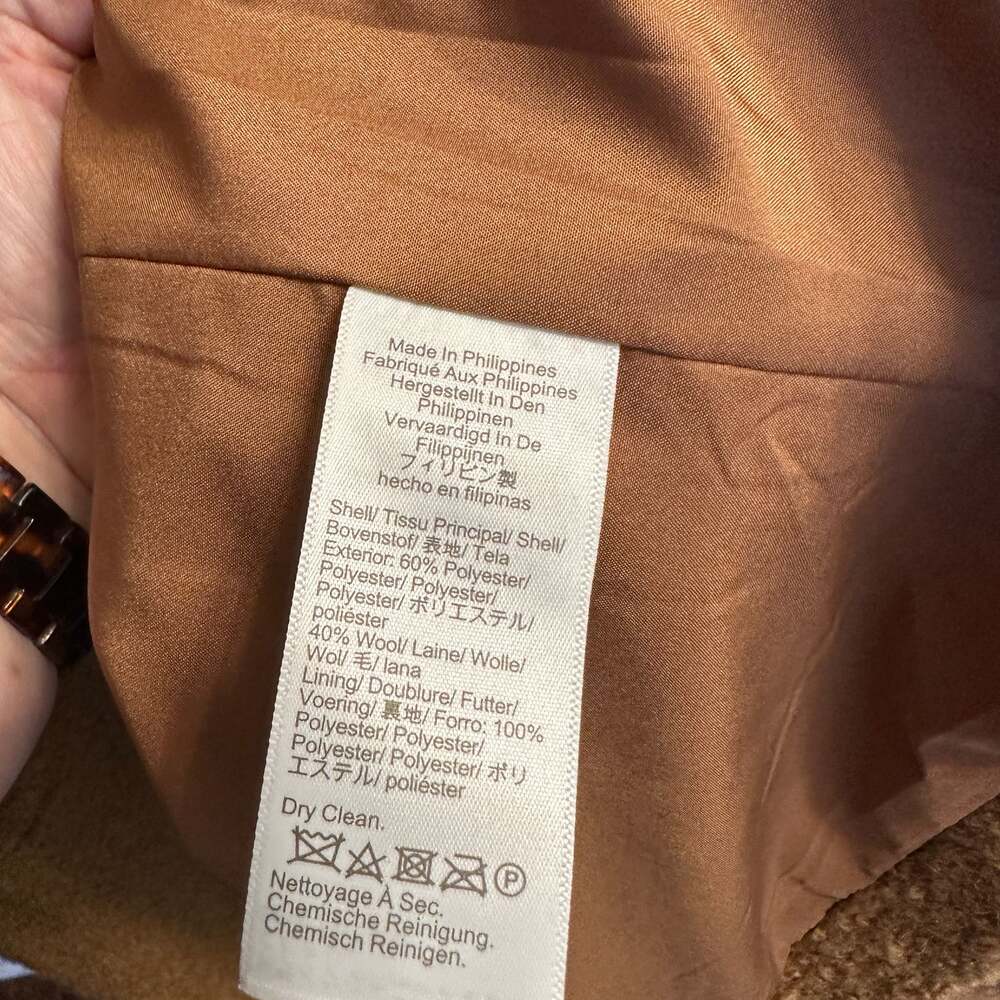 J.Crew Textured Bouclé Wool-Blend Coat | Plus Size 20 | Classic Silhouette - Picture 3 of 7